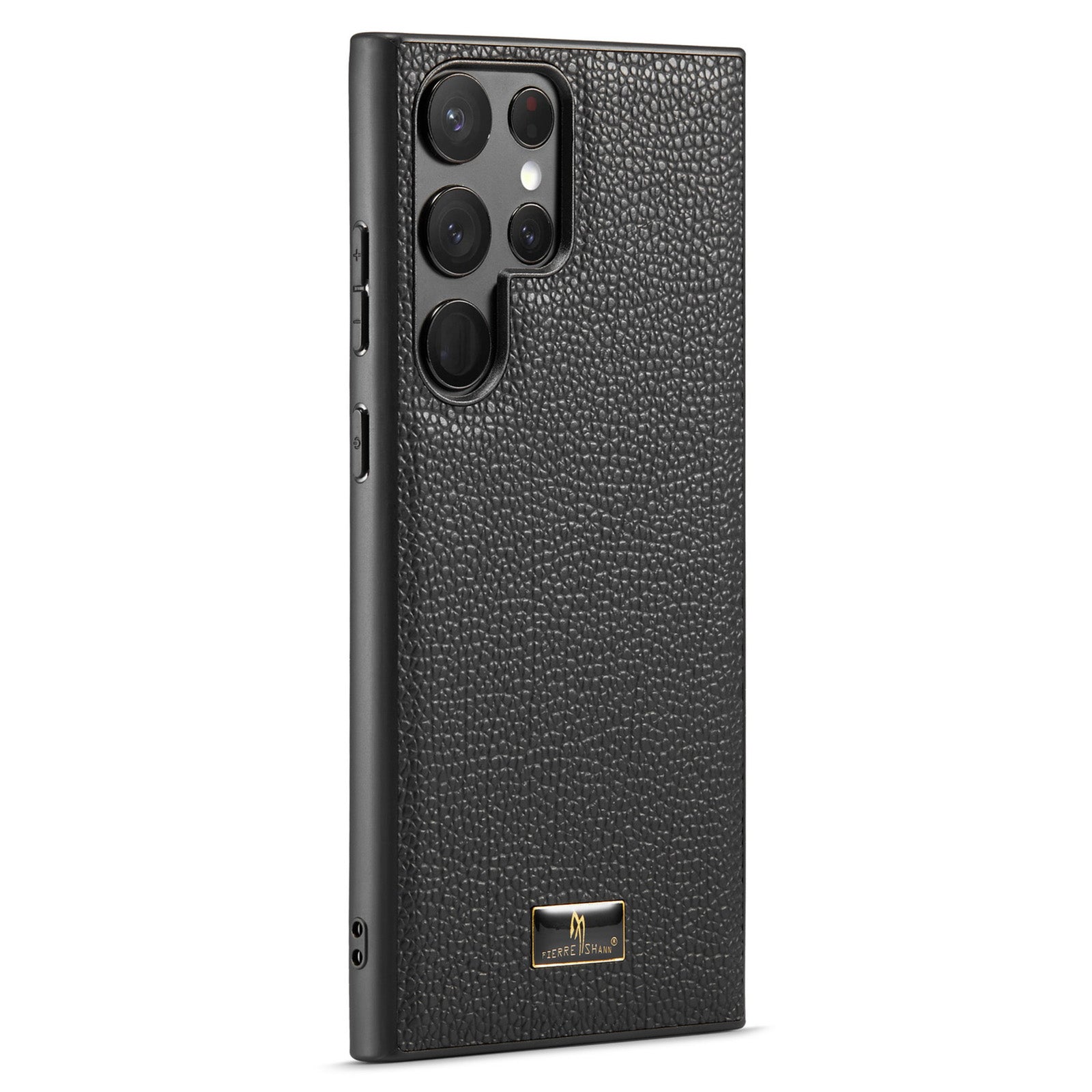 FIERRE SHANN For Samsung Galaxy S23 Ultra Phone Case Hardware Decor PU Leather TPU Cover FIERRE SHANN For Samsung Galaxy S23 Ultra Phone Case Hardware Decor PU Leather TPU Cover
